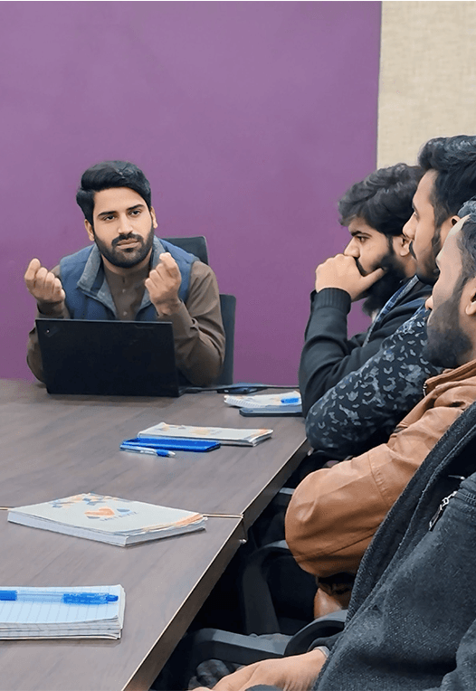 Team in a planning meeting